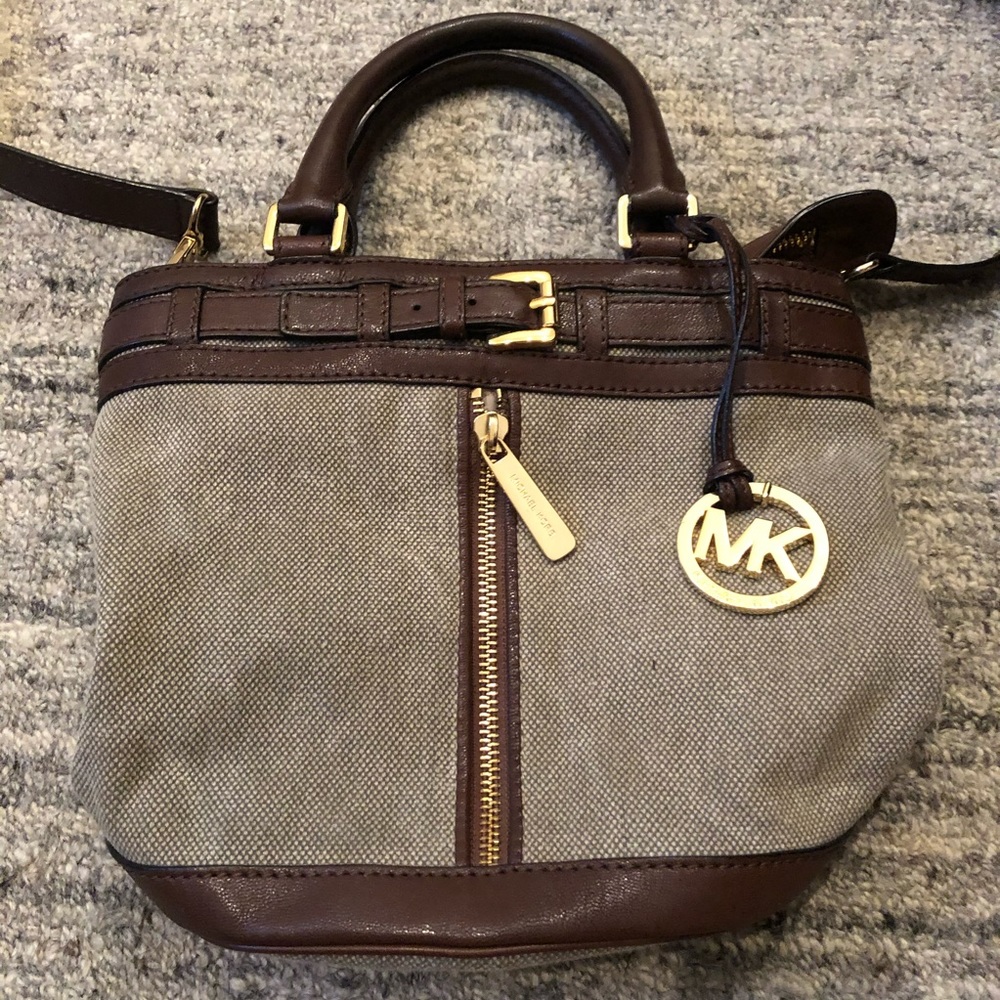 Michael Kors Marina Canvas Satchel